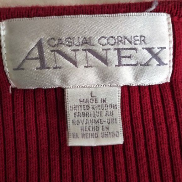 Casual Corner Annex Ribbed Tank Sweater EUC L - Picture 3 of 5